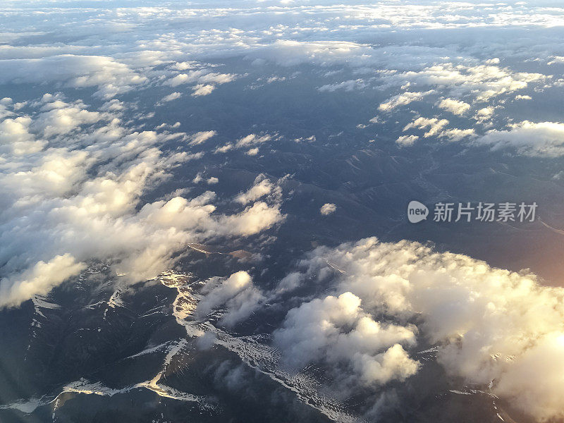 青海的风景stock photo